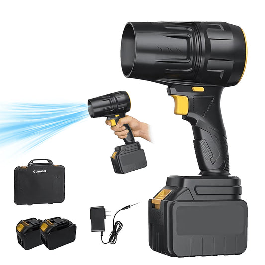 ALEXUNICON Akku-Laubbläser, tragbarer Staubreiniger, Hand-Turbo-Jet-Gebläse